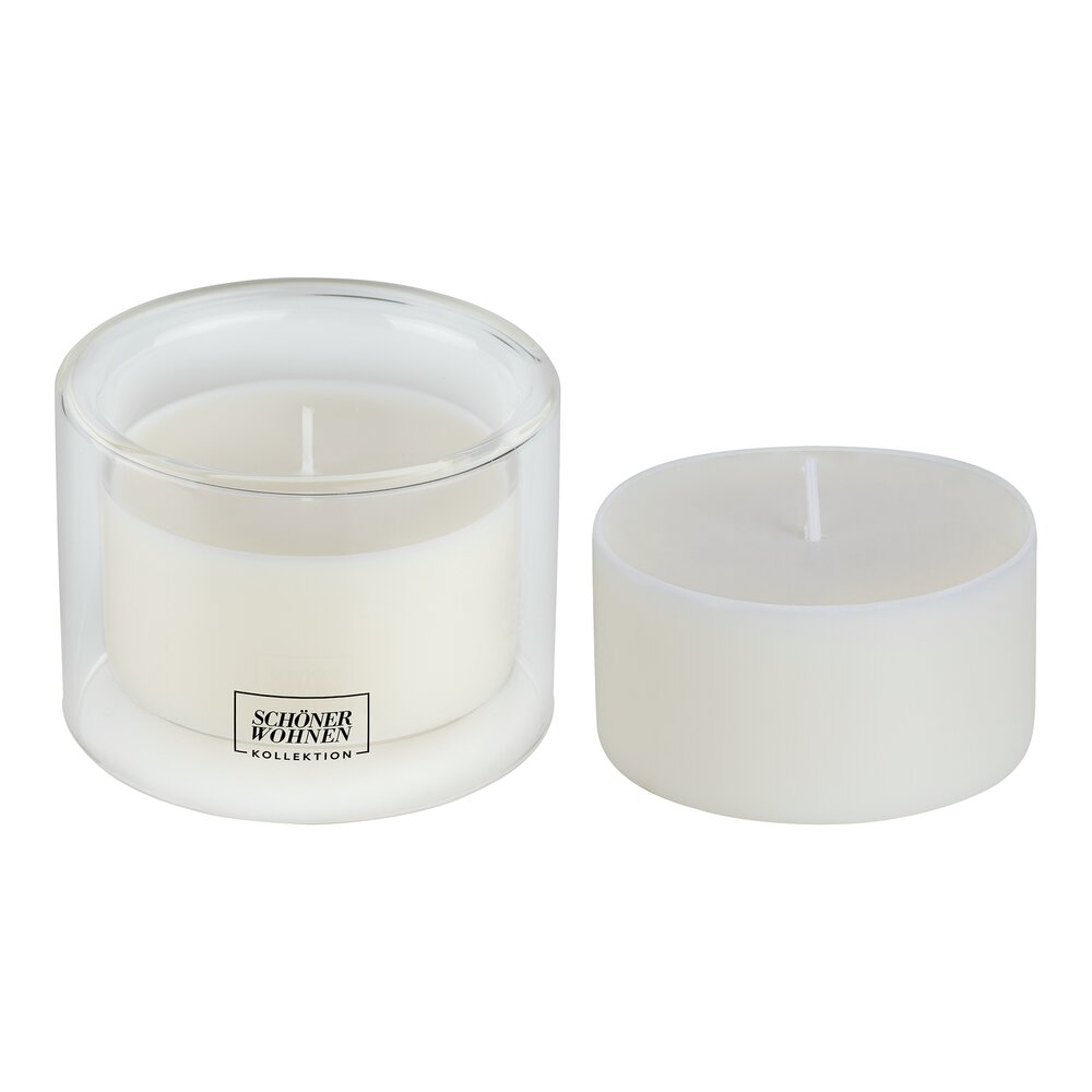 Duftkerze mit Ersatzkerze Mod. Lemongrass M