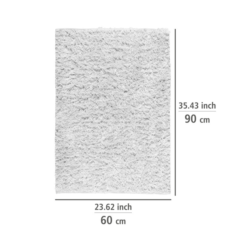 25269100_badteppich-lanas-hellgrau4 LANAS hellgrau Badematte, 60x90 cm, aus PET-Flaschen