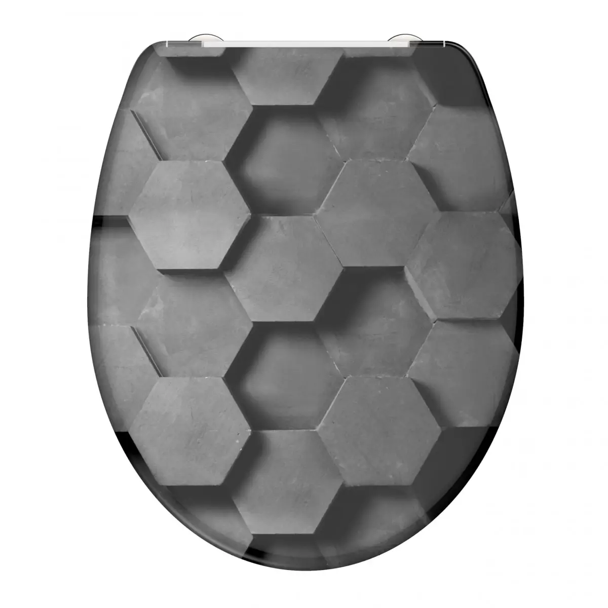 GREY HEXAGONS WC-Sitz zur Montage von oben GREY HEXAGONS WC-Sitz zur Montage von oben