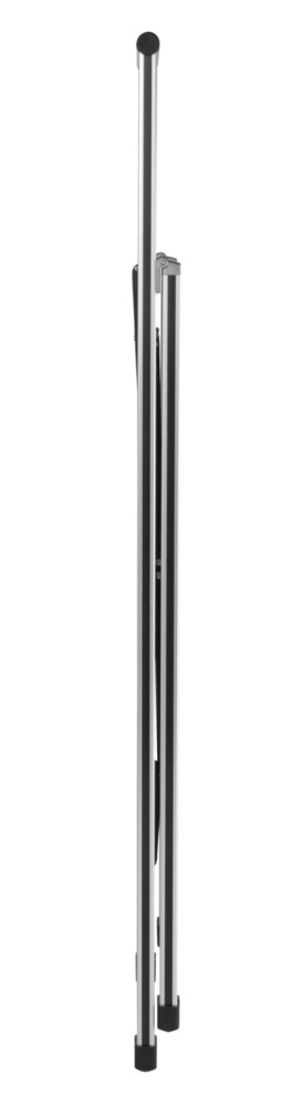 Klapptrittleiter silber aus Aluminium inkl. Halter