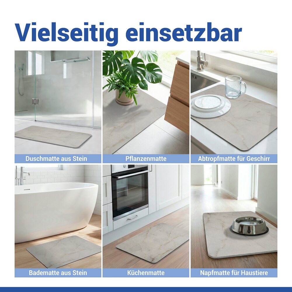 ITAMOS Badematte schnelltrocknend 60x39cm