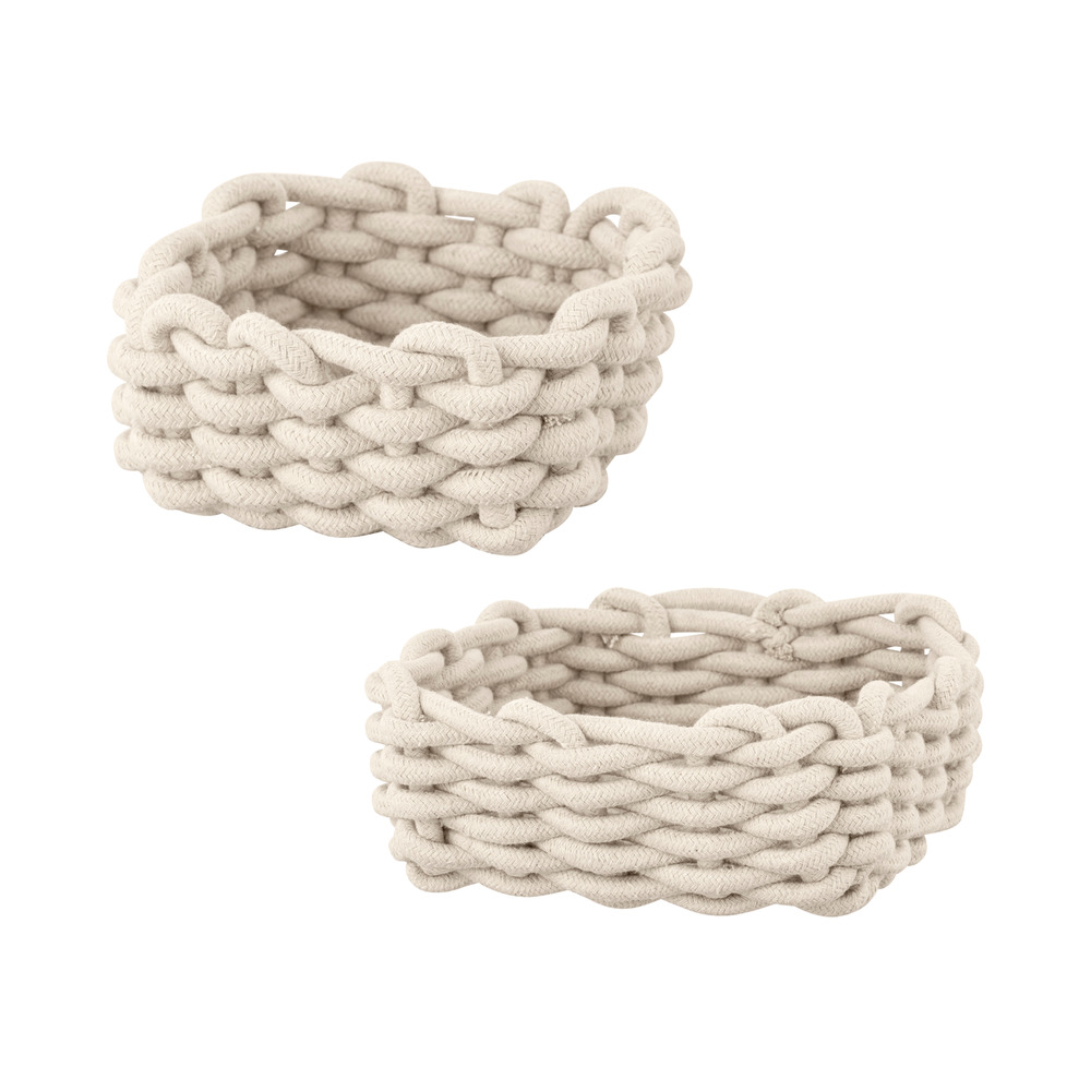 71418800 Badkörbe Mod. MELARA, Natur, 2-teilig