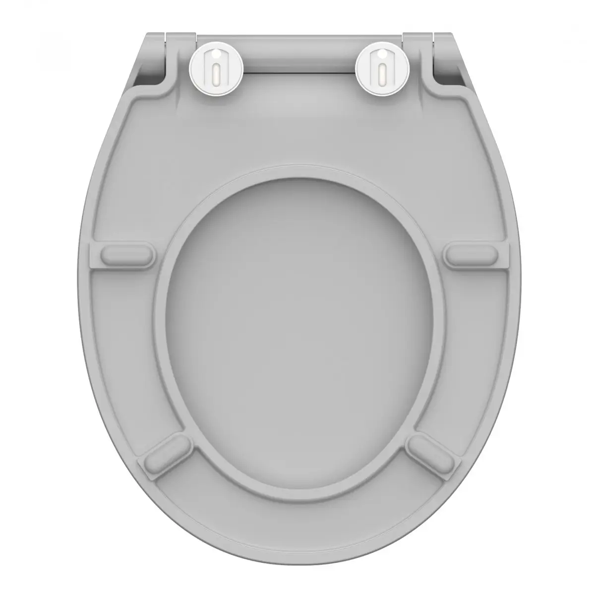 SLIM GREY WC-Sitz extra-flach mit Absenkautomatik