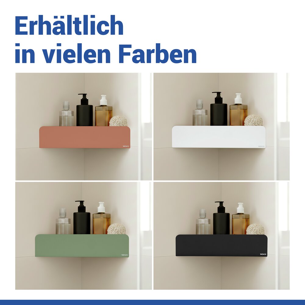 LIZAN braun Turbo-Loc® Eckablage aus Edelstahl