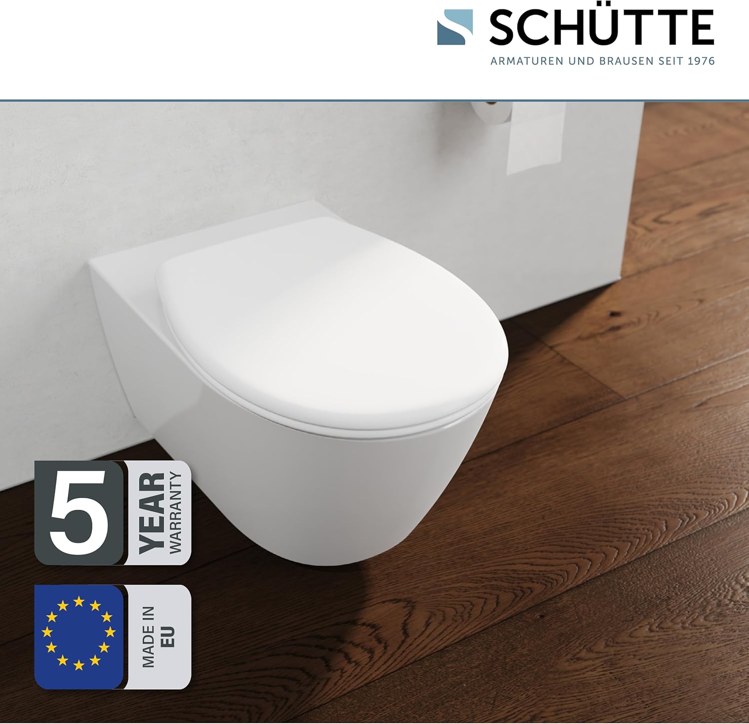 WHITE WC-Sitz inkl. Duftstein belastbar bis 250