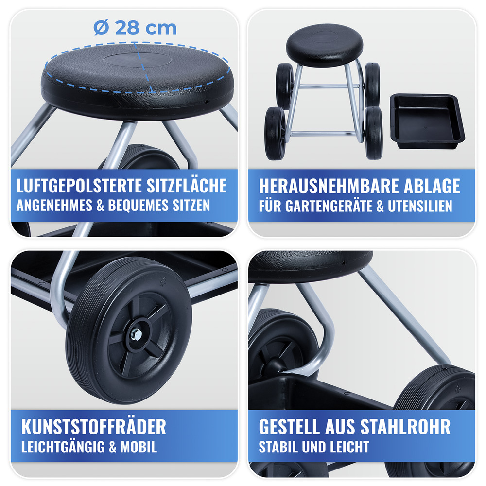 SECURA Rollsitz belastbar bis 130 kg