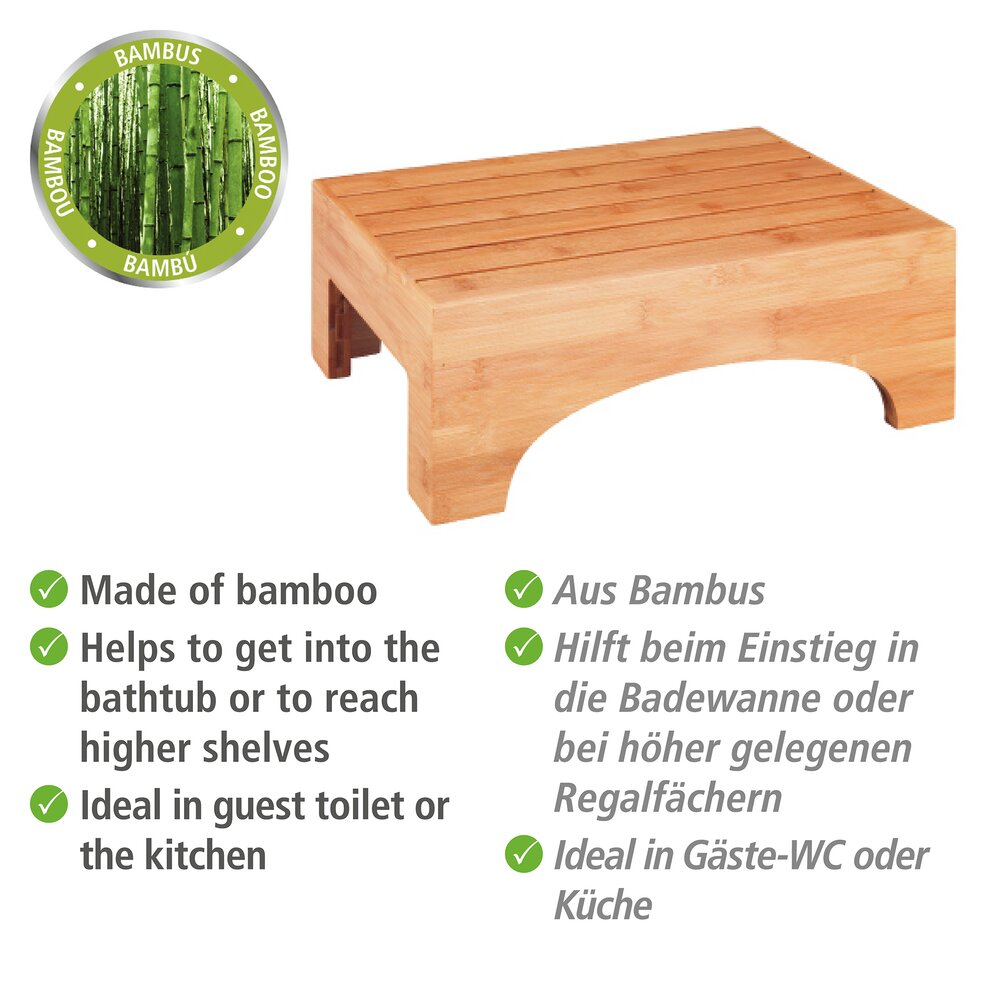 BAMBUSA Badschemel aus Bambus