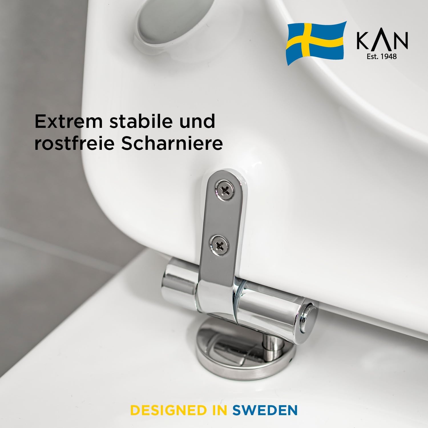 STOCKHOLM D-Form WC-Sitz aus Formholz