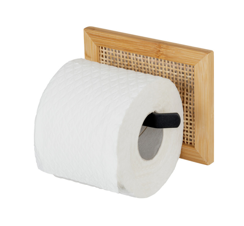 ALLEGRE Toilettenpapierhalter aus Bambus & Rattan