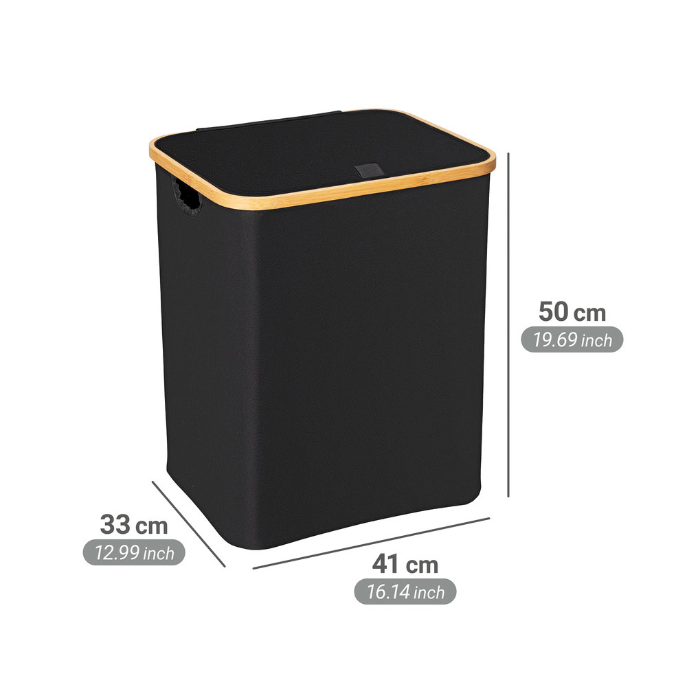 Uno ECORI Wäschetruhe aus Bambus, 68 Liter