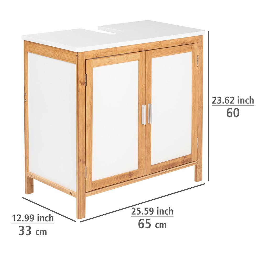 FINJA Waschbeckenunterschrank aus Bambus/MDF