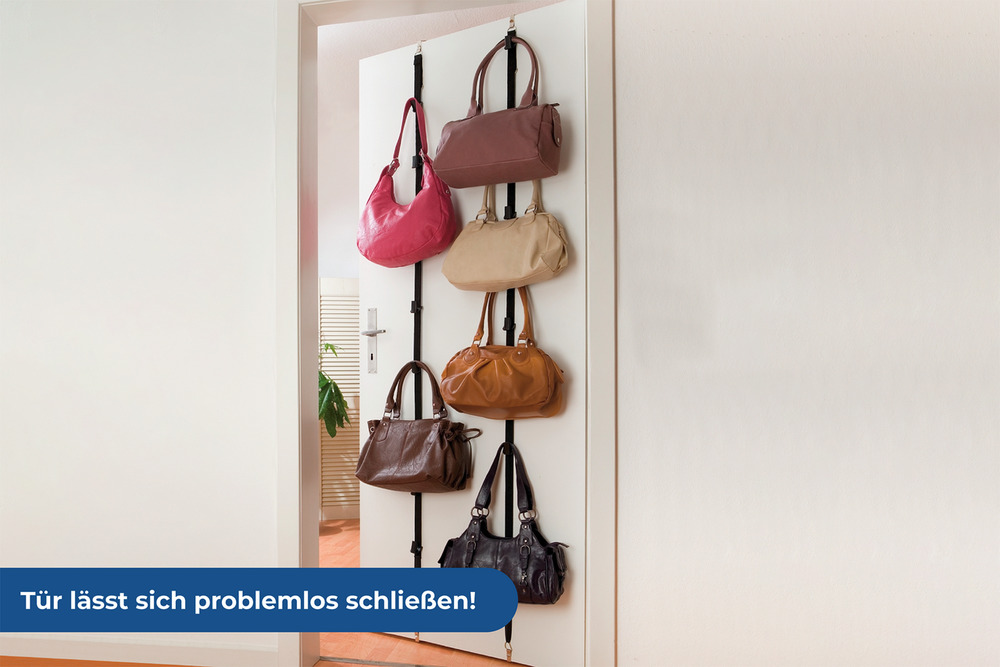 Türgarderobe für Handtaschen für Falzstärken 2-4 cm