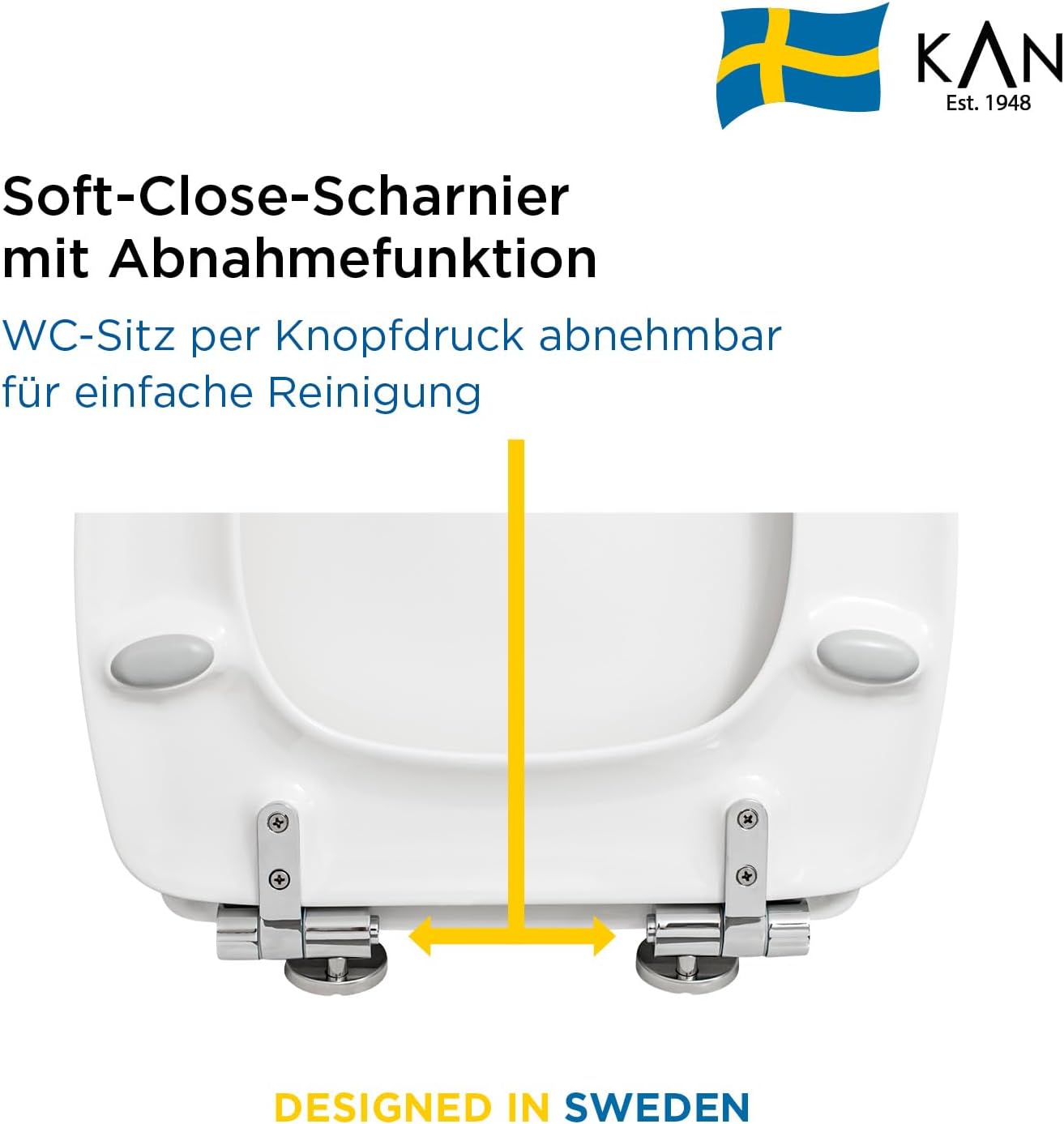 STOCKHOLM Universal WC-Sitz aus Formholz