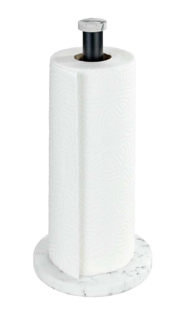 Küchenrollenhalter Mod. Marmor Weiß