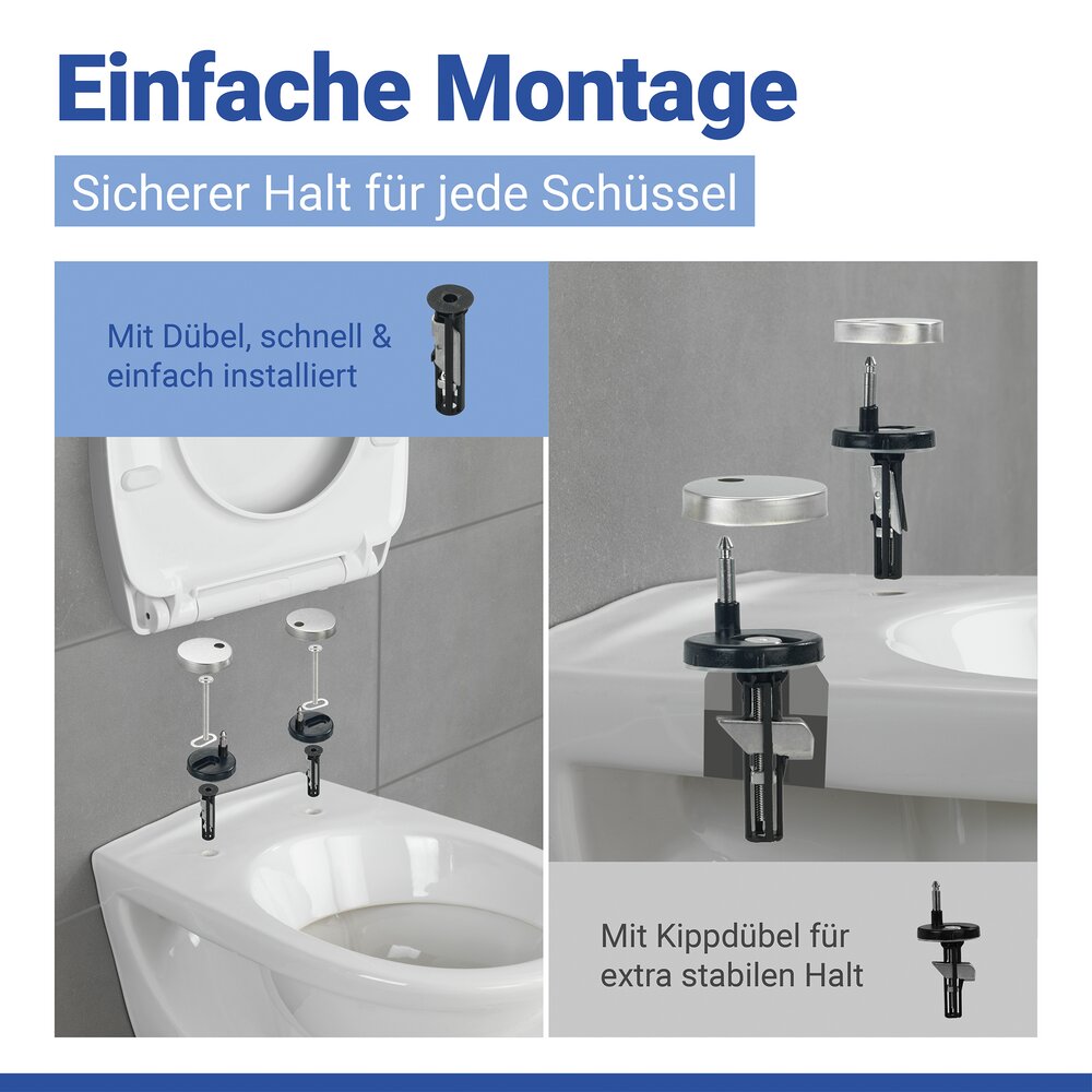 BAUTOLE WC-Sitz belastbar bis 350 kg