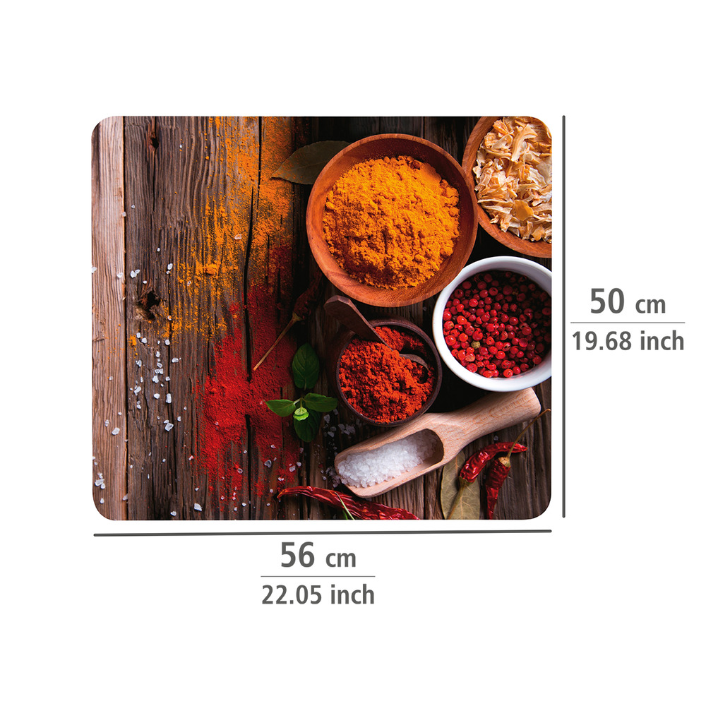 GEWÜRZE Multiplatte 56x50 cm aus Glas