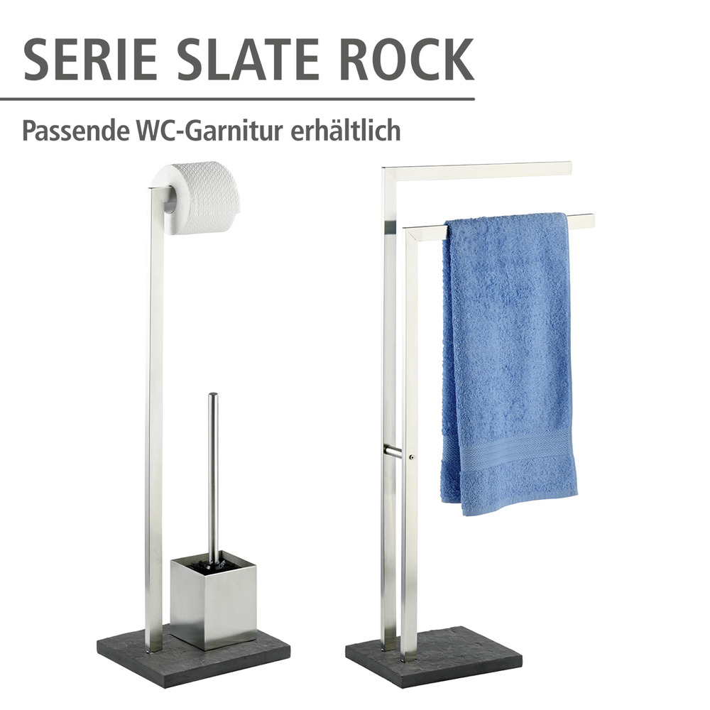 SLATE ROCK Handtuchständer in Schieferoptik SLATE ROCK Handtuchständer in Schieferoptik