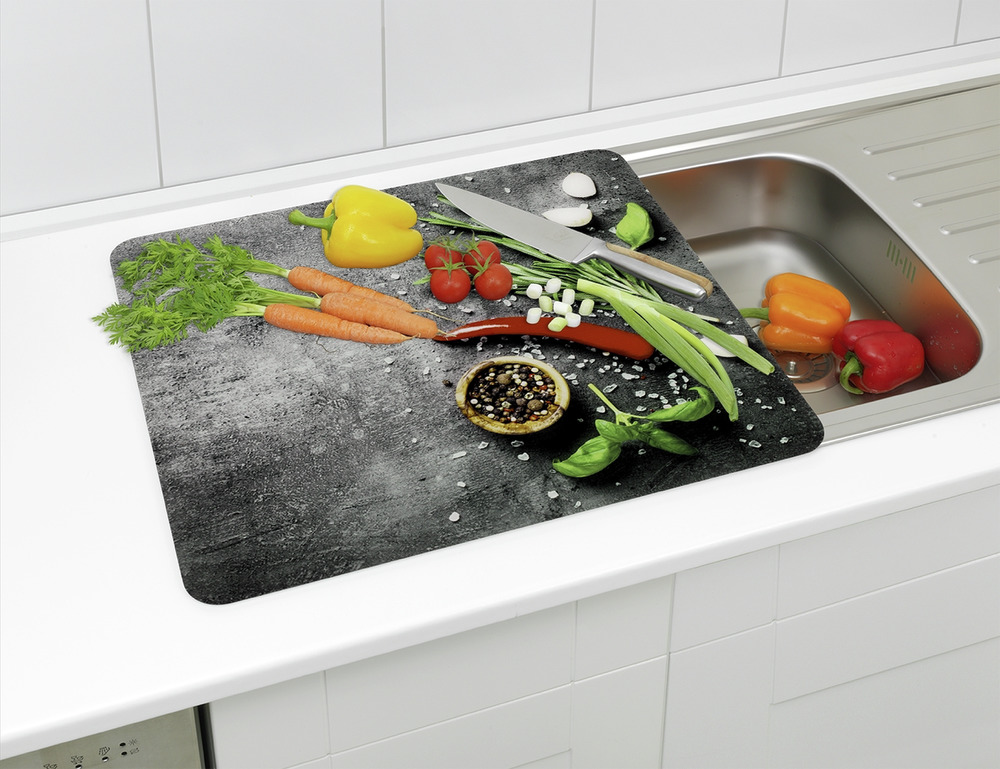 ROSMARIN Multiplatte 56x50 cm aus Glas