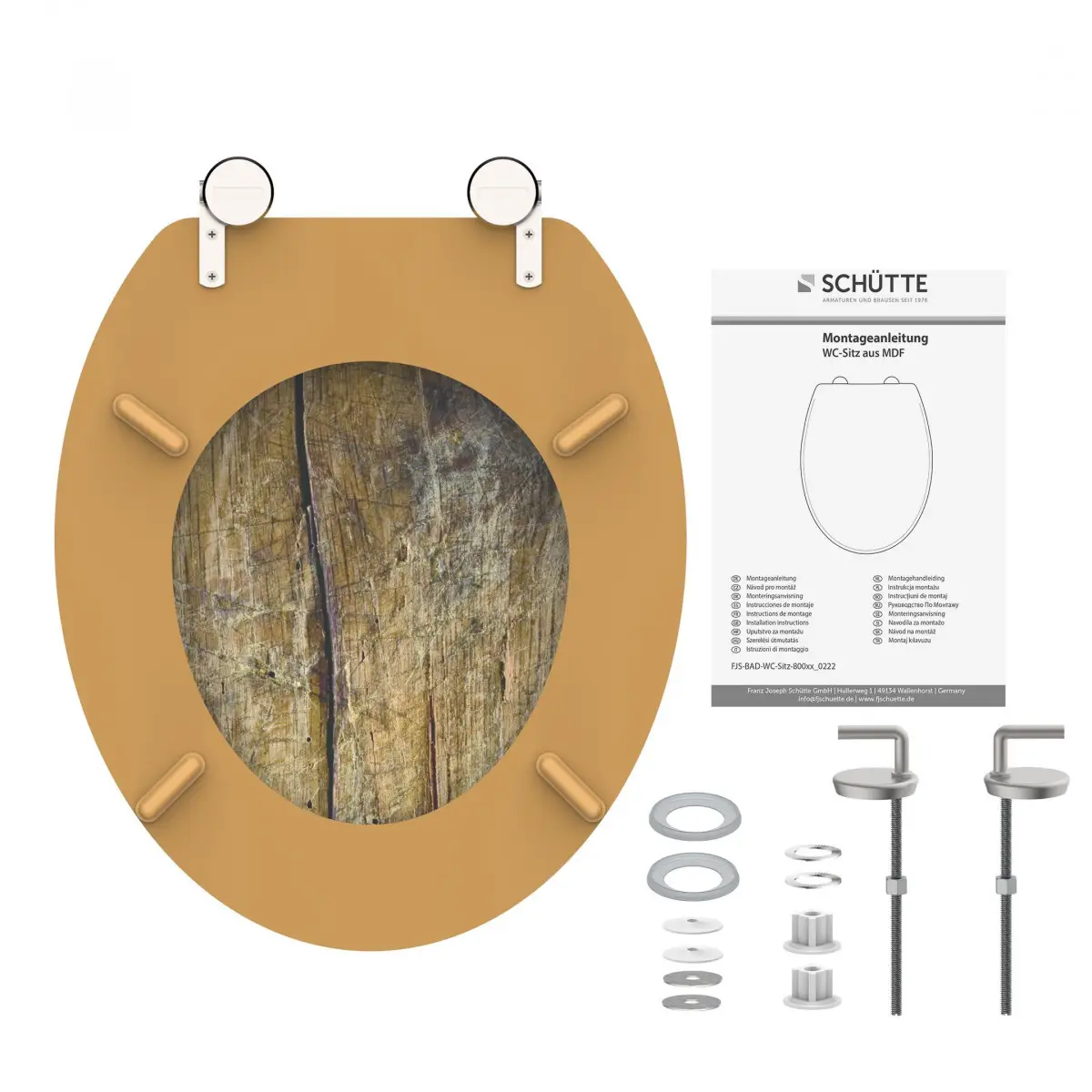 SOLID WOOD WC-Sitz mit MDF-Holzkern