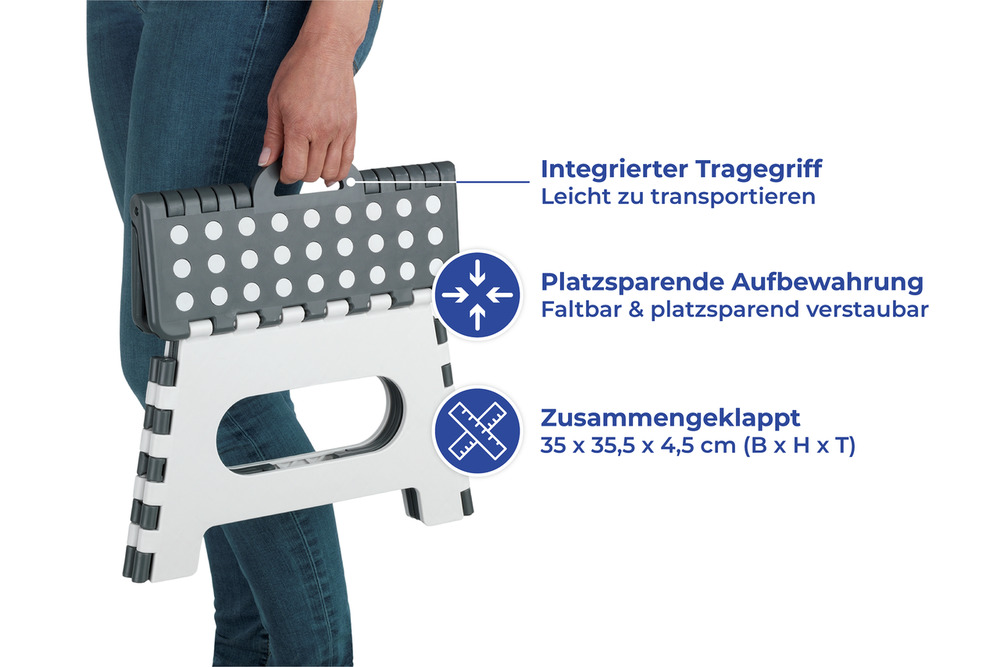 SECURA Klapphocker bis 350 kg belastbar