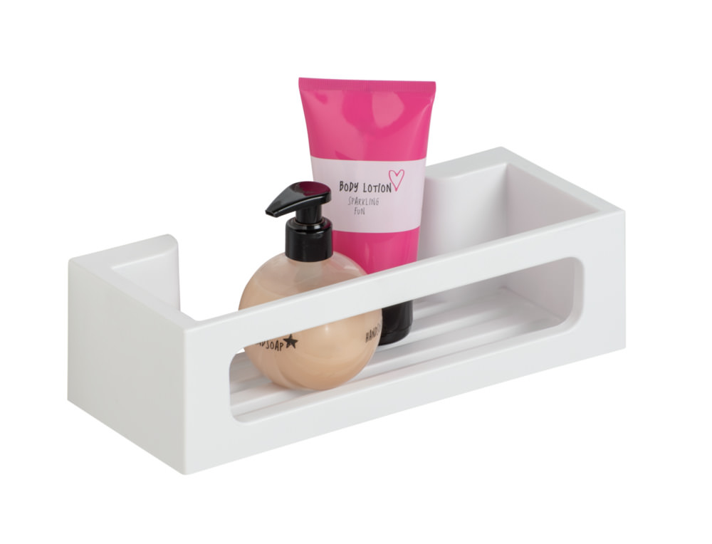 25579100_wandablage-bralia-weiss-3 BRALIA weiss Turbo-Loc® Wandablage, ohne Bohren