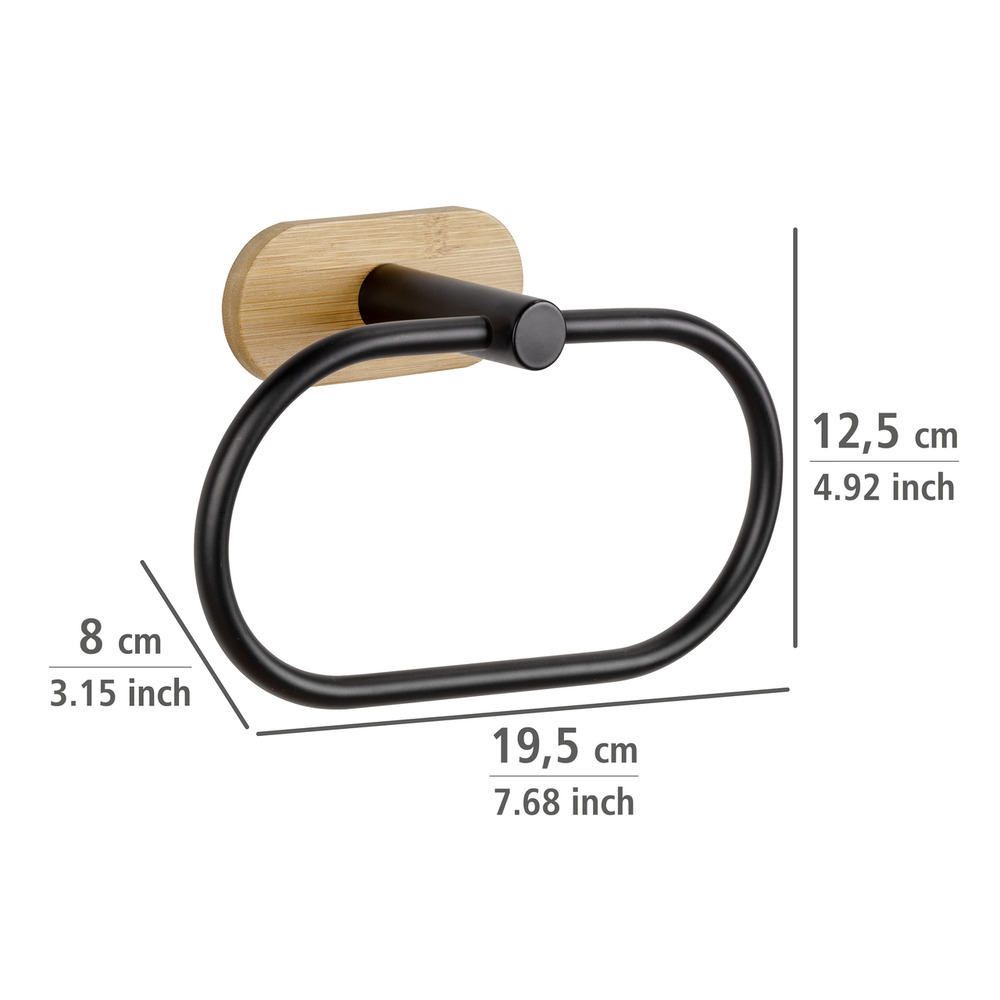 OREA Bamboo Turbo-Loc® Handtuchring, Bambus OREA Bamboo Turbo-Loc® Handtuchring, Bambus