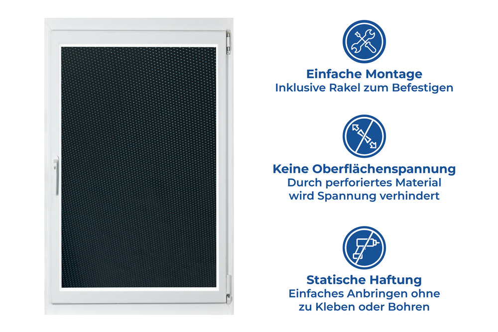 Sonnenschutzfolie für Fenster, 56x200 cm