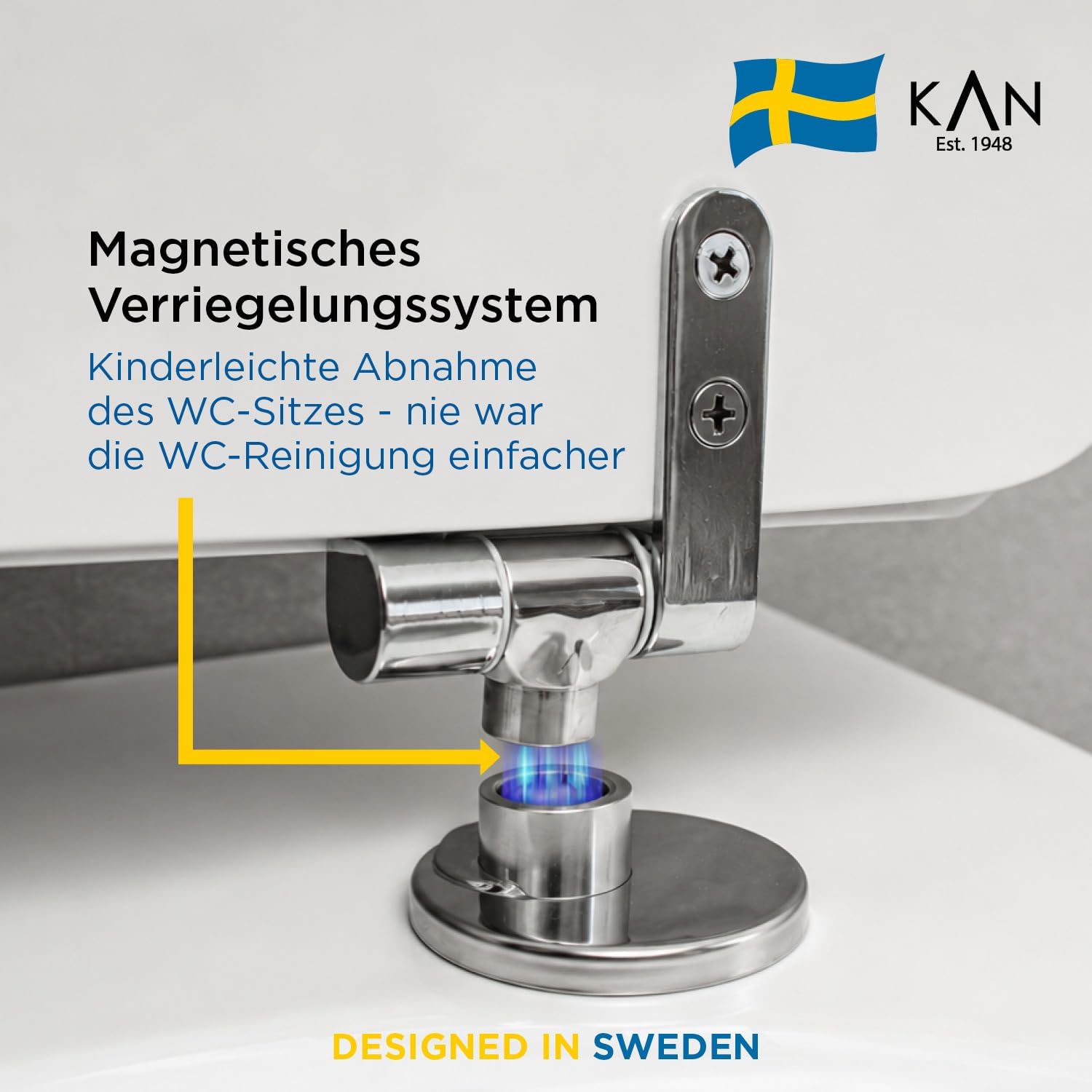 LUND Universal WC-Sitz mit magnetischer Abnahmefunktion