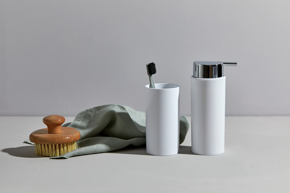 CALVO weiss matt Badzubehör-Set, 4-teilig