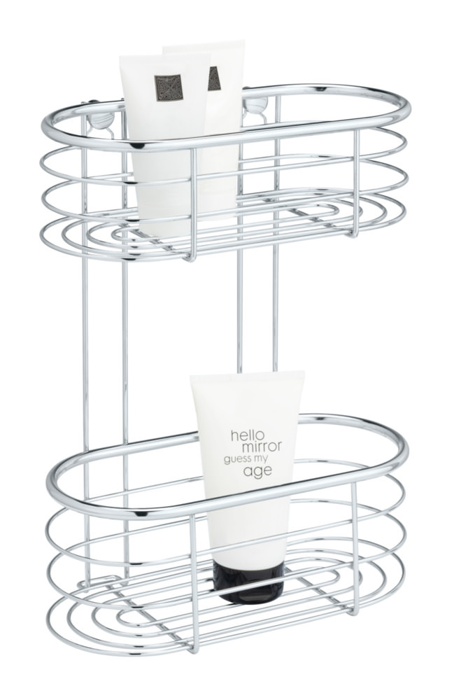 25570100_wandregal-trestina-3 TRESTINA Wandregal 2 Etagen aus Edelstahl