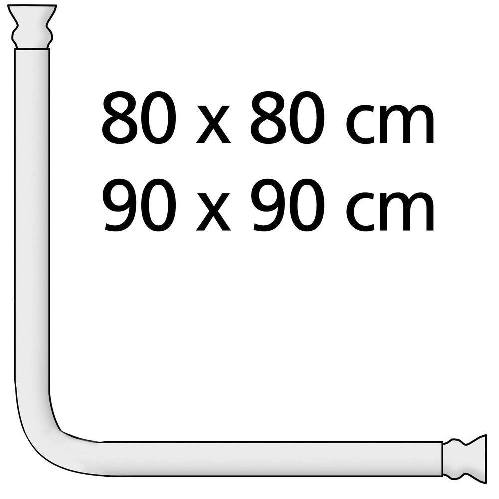 Winkelstange Universal weiss, 25 mm, extra stark