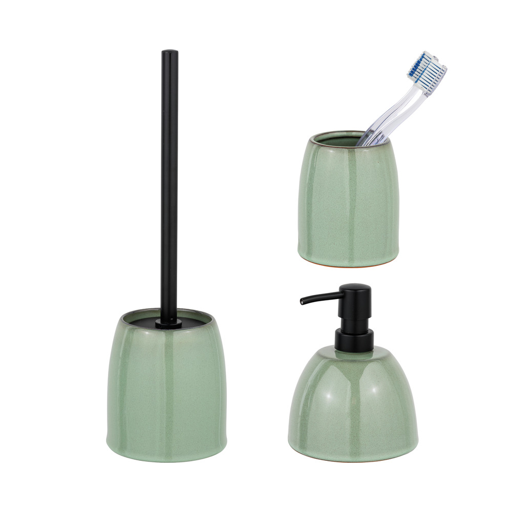 Keramik Bad-Accessoire Set Mod. PRATI, 3-teilig