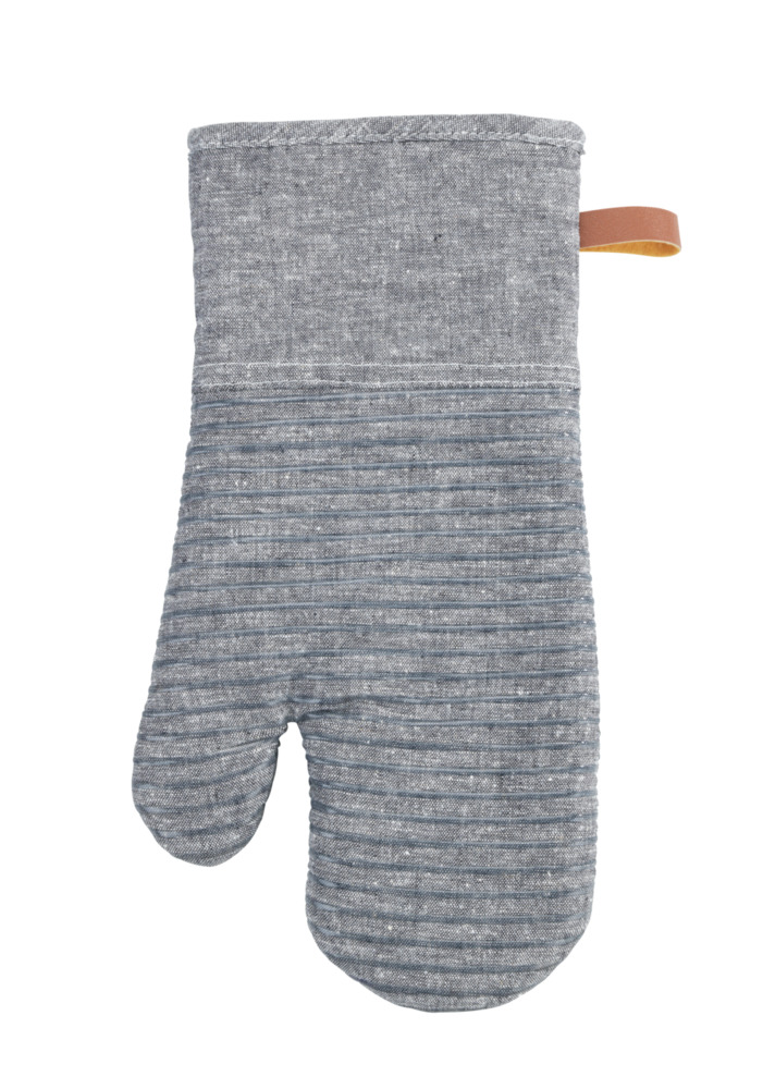 ADA Stripes grau Topfhandschuhe aus Baumwolle