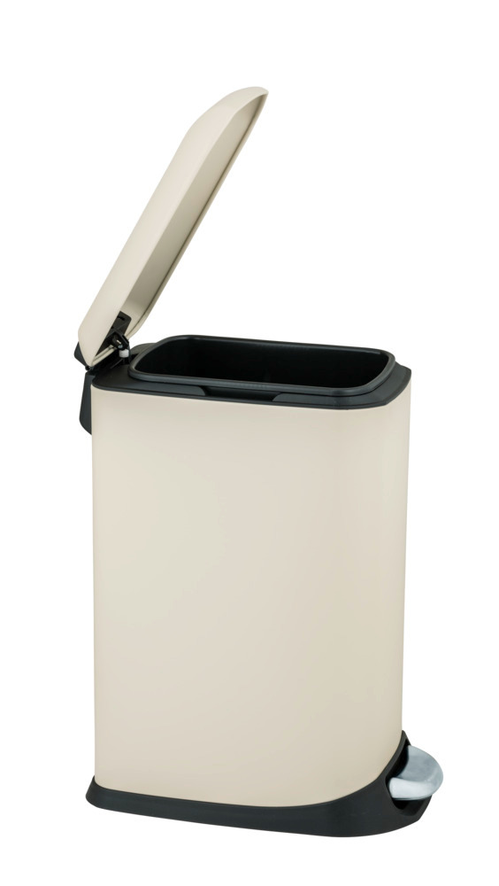 DESIGN creme Treteimer, 12 l, Easy Close