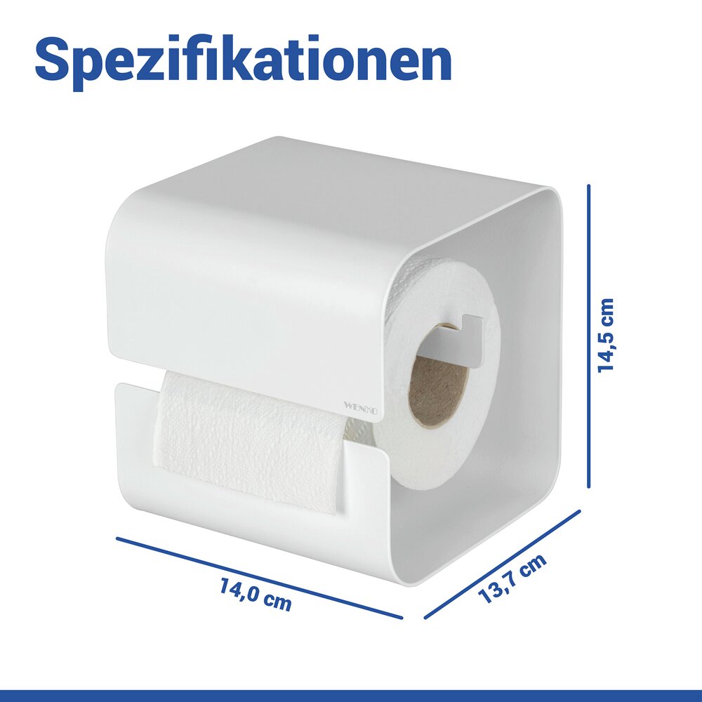 LIZAN weiss Turbo-Loc® Toilettenpapierhalter