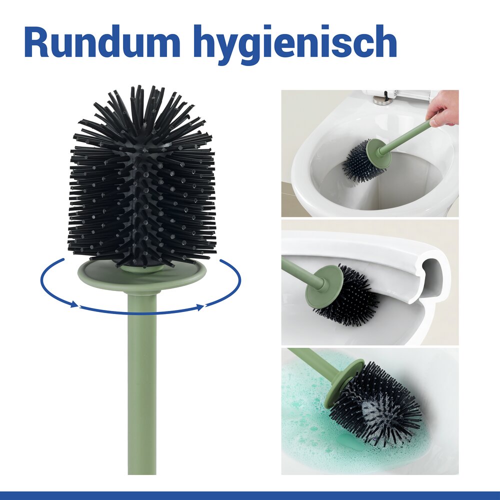 LIZAN grün Turbo-Loc® WC-Garnitur ohne Bohren