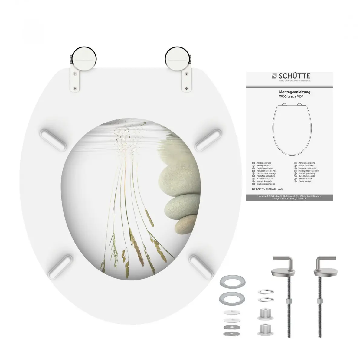 BALANCE WC-Sitz mit Holzkern