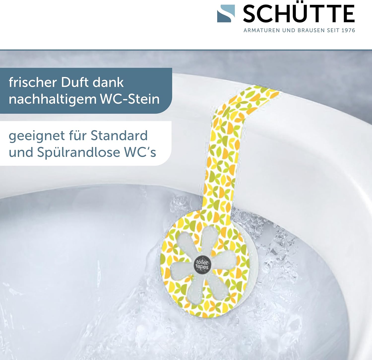 WHITE WC-Sitz inkl. Duftstein belastbar bis 250