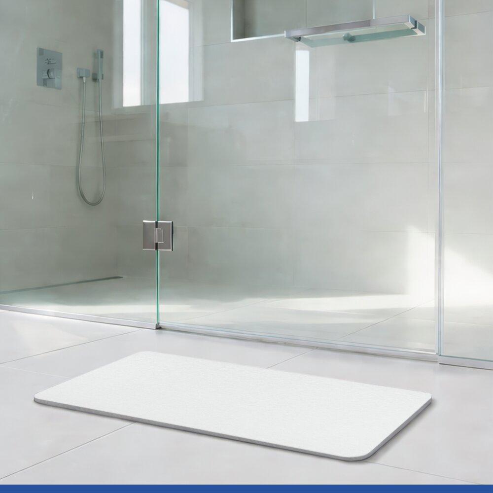 SIMI weiss Badematte schnelltrocknend 60x39cm