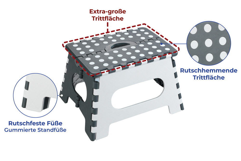 SECURA Klapphocker bis 350 kg belastbar