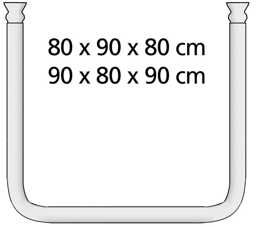 Winkelstange Universal weiss, 25 mm, extra stark