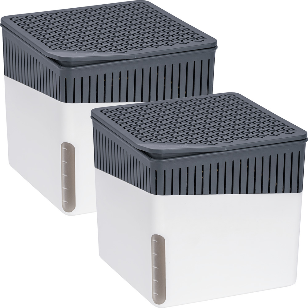 CUBE weiss Entfeuchter 500g, 2er-Set