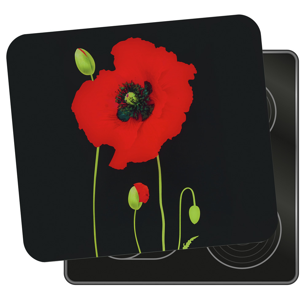 MOHN Multiplatte 56x50 cm aus Glas MOHN Multiplatte 56x50 cm aus Glas