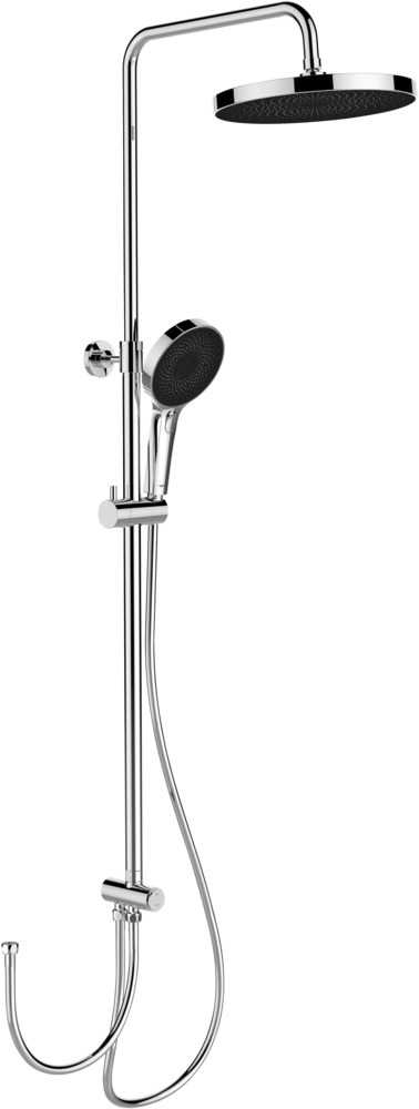 25312100_duschsystem-softwater-chrom SOFTWATER chrom Brauseset mit 2 Duschköpfen