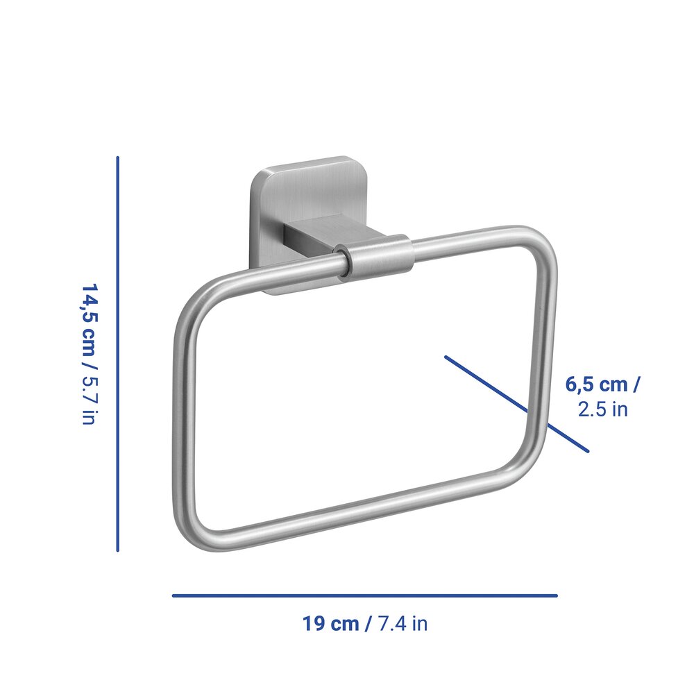 PORTO matt Turbo-Loc® Handtuchring aus Edelstahl