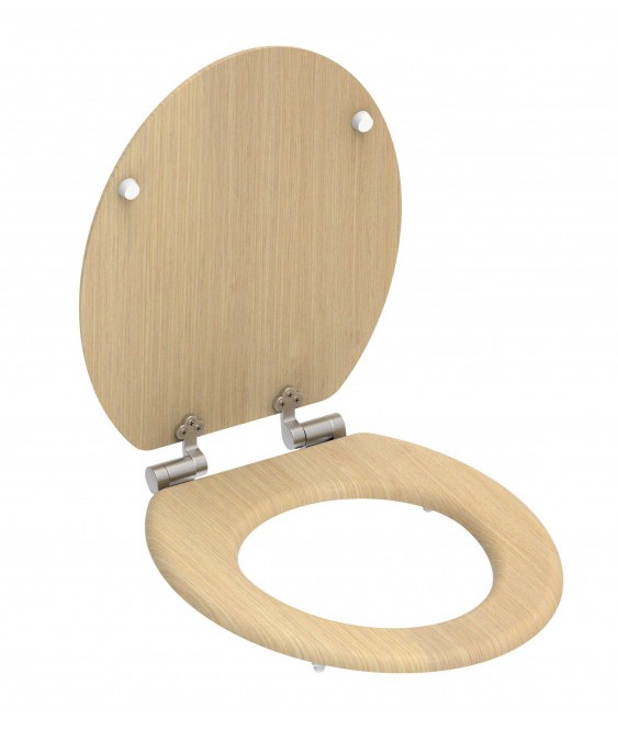 NATURAL WOOD WC-Sitz mit Absenkautomatik