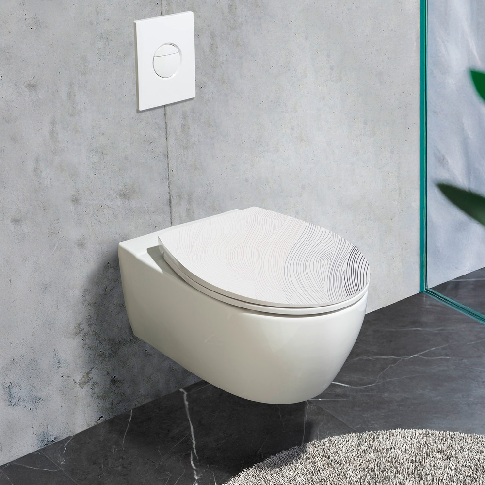 MENIN WC-Sitz mit Absenkautomatik MENIN WC-Sitz mit Absenkautomatik