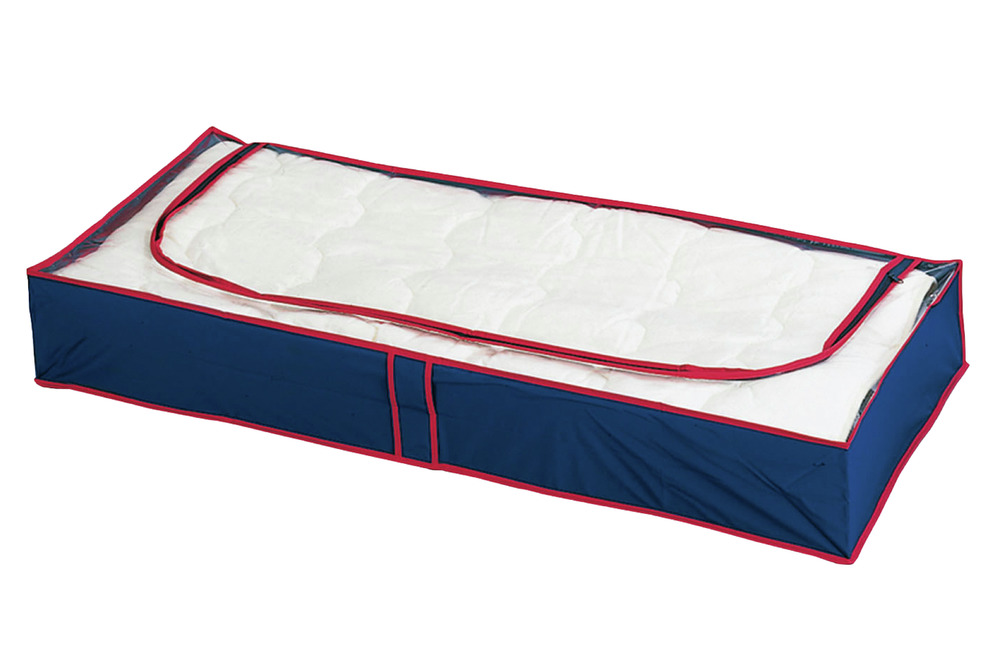 Unterbettkommode Blau-Rot 4er Set