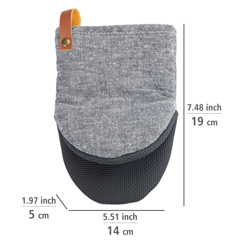 ADA Mini grau Topfhandschuhe Mod. Ada Mini Grau