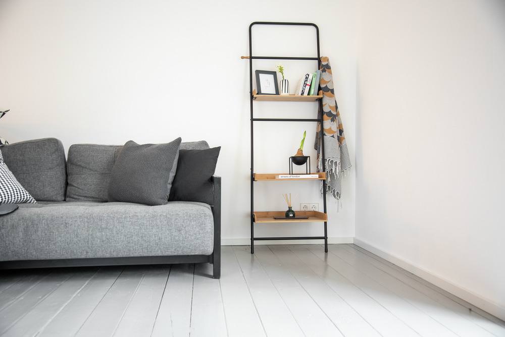 50706100-standregal-loft7 LOFT Standregal mit 3 Ablagen aus Bambus